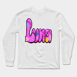 Luna - Name Luna Long Sleeve T-Shirt